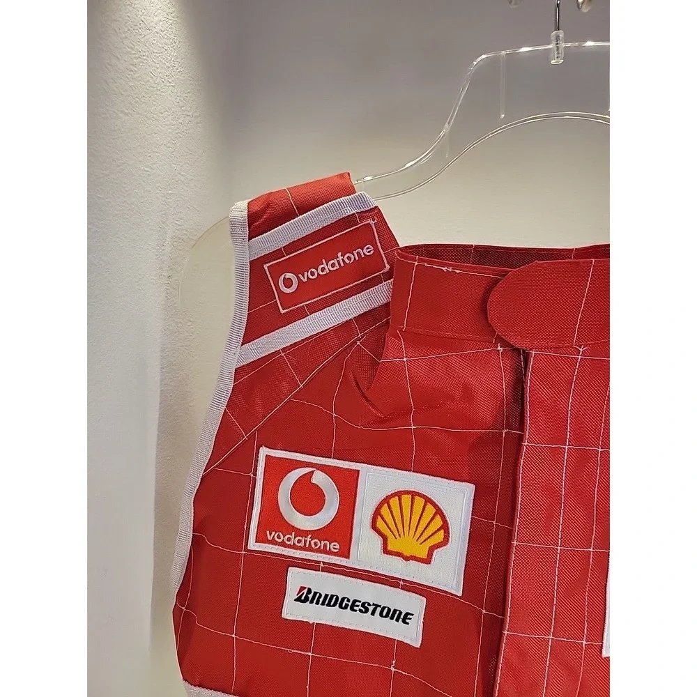 Scuderia Ferrari F1 Backpack Red Shell Vodafone Racing School Book Bag